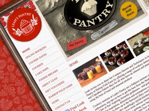 Leah's Pantry website screen shot