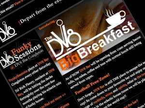 DV8 Bar e-marketing campaign